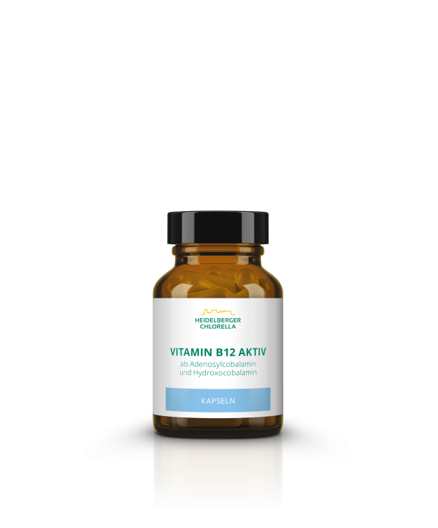 Vitamin B12 aktiv als Adenosylcobalamin und Hydroxocobalamin Kapseln